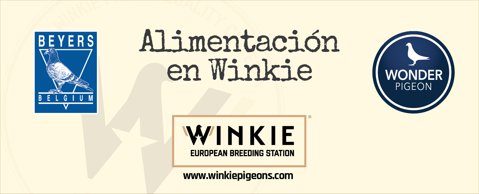 Leer más: La alimentación de las palomas WINKIE se basa en Beyers y Wonder Pigeon