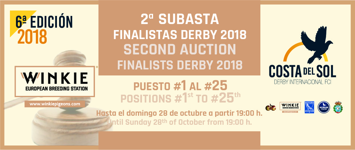 Leer más: ¡Ya están listas para subastar las 25 primeras posiciones del Derby Costa del Sol 2018!